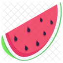 Watermelon Piece Healthy Food Organic Fruit Icon