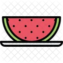 Watermelon Plate Watermelon Slice Watermelon Tray Icon