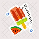 Watermelon Popsicle  Icon