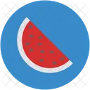 Watermelon Fruit Slice Icon