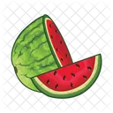Watermelon Fruit Red Icon