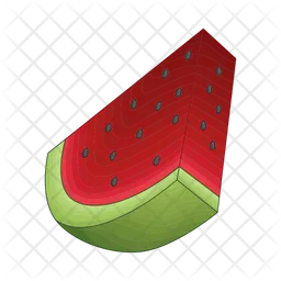 Watermelon slice  Icon