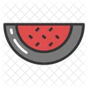 Watermelon Slice Fruit Icon
