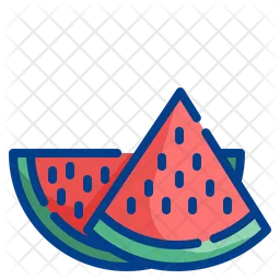 Watermelon Slice  Icon