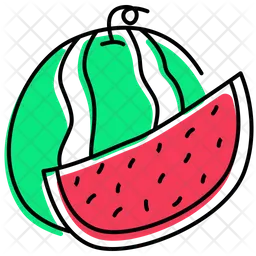 Watermelon Slice  Icon