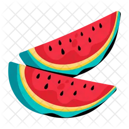 Watermelon Slices  Icon