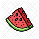 Watermelon Triangular Slice Watermelon Triangular Icon