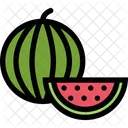 Watermelon Vegetables Fruit Icon