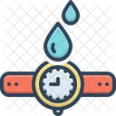 Waterproof Water Repellent Water Resist Watch Icon
