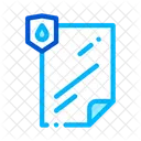 Waterproof Material File Icon