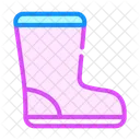 Waterproof Boot Color Icon
