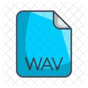 Wav Audio File Icon