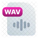 Wav Archivo Documento Icono