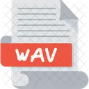 Wav Wav File Audio Format Icon