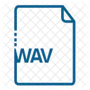 Wav File Document Icon