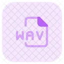 Wav File Audio File Audio Format Icon