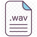 Wav Music File Icon