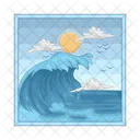 Wave Sea Water Icon