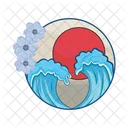 Water Wave Nature Icon