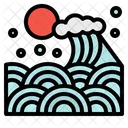 Wave Sea Japan Icon