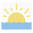 Flat Beach Icon Icon