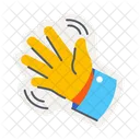Wave Hand Sign Symbol