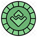 Wave Coin Crypto Icon