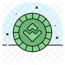 Wave Coin Crypto Icon