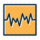 Wave Graph Analytics Statistics Icon