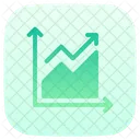 Wave Chart Analytics Statistical Icon