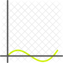 Wave Graph Analytics Statistics Icon