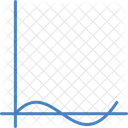 Wave Graph Analytics Statistics Icon