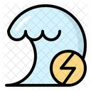Wave Energy Geothermal Energy Electricity Icon