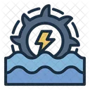 Wave Energy Energy Turbine Icon