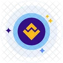 Wave Altcoin Digital Icon