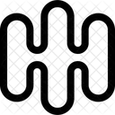 Wave Curves Blob Icon