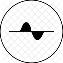 Wave Cosine Line Icon