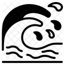 Wave Disaster Ocean Icon
