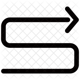 Wave Right Arrow Icon