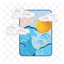 Wave  Icon