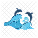 Water Wave Nature Icon