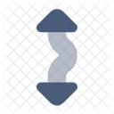 Wave Up Down Icon
