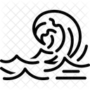 Waves Surf Flood Icon