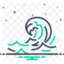 Waves Surf Flood Icon