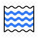 波、自然、海 アイコン