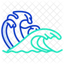 Waves Water Sea Icon