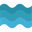 Waves Sea Water Icon