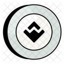 Waves Coin  Icon