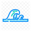 Waves Ocean Sailing Icon