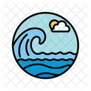 Waves Ocean Sea Icon